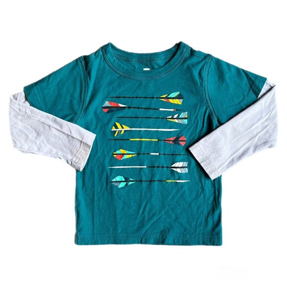 Tea Collection Long Sleeve Tee 4 - Picture 1 of 8